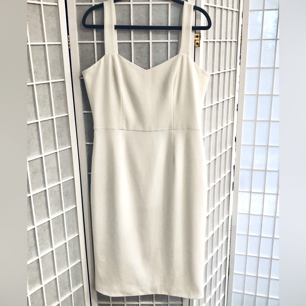 Dress the Population Cream Midi Dress